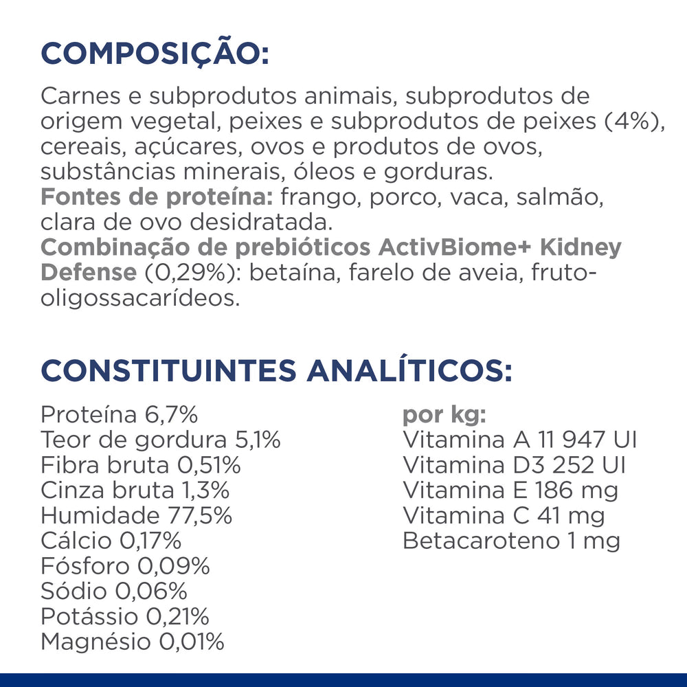 Hills Prescription Diet k/d Cat Salmon - Wet food for cats with kidney failure