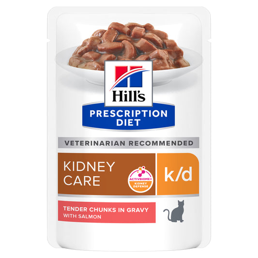 Hills Prescription Diet k/d Cat Salmon - Wet food for cats with kidney failure