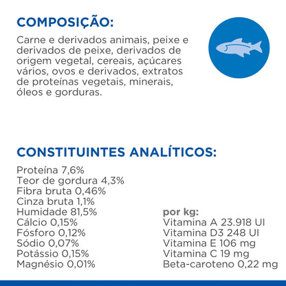 Hill's Science Plan - Alimento em molho para gato adulto - Peixe do oceano