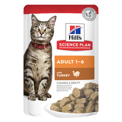 Hill's Science Plan - Alimento em molho para gato adulto - Peru