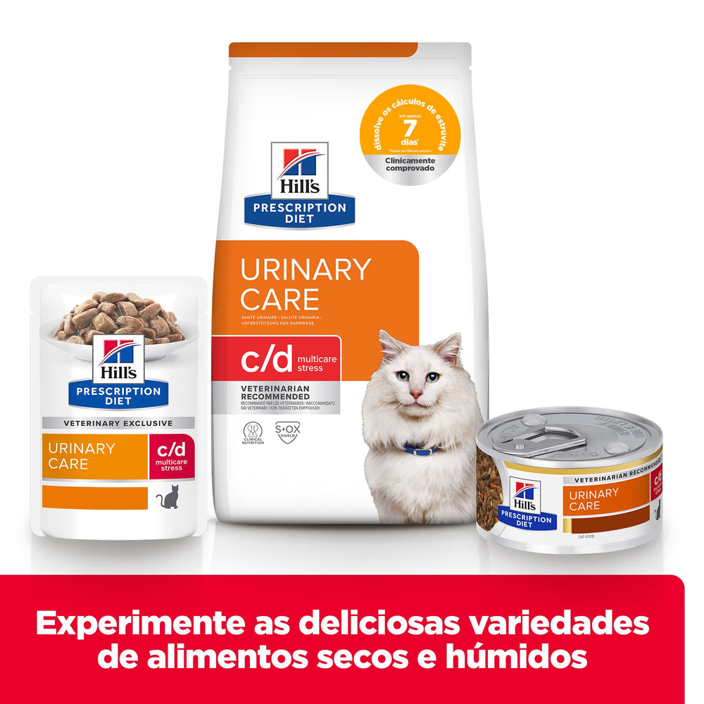 Hills Prescription Diet c/d Urinary Stress Cat Chicken - Dry cat food for urinary health and renal support