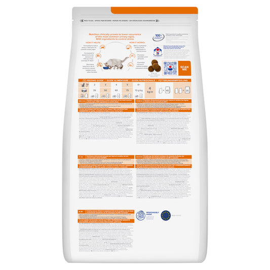Hills Prescription Diet c/d Urinary Stress Cat Chicken - Dry cat food for urinary health and renal support