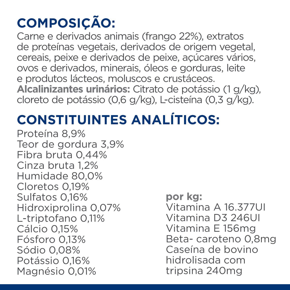 Hills Prescription Diet c/d Urinary Stress Gato Adulto Pollo - Comida húmeda para gatos con problemas urinarios