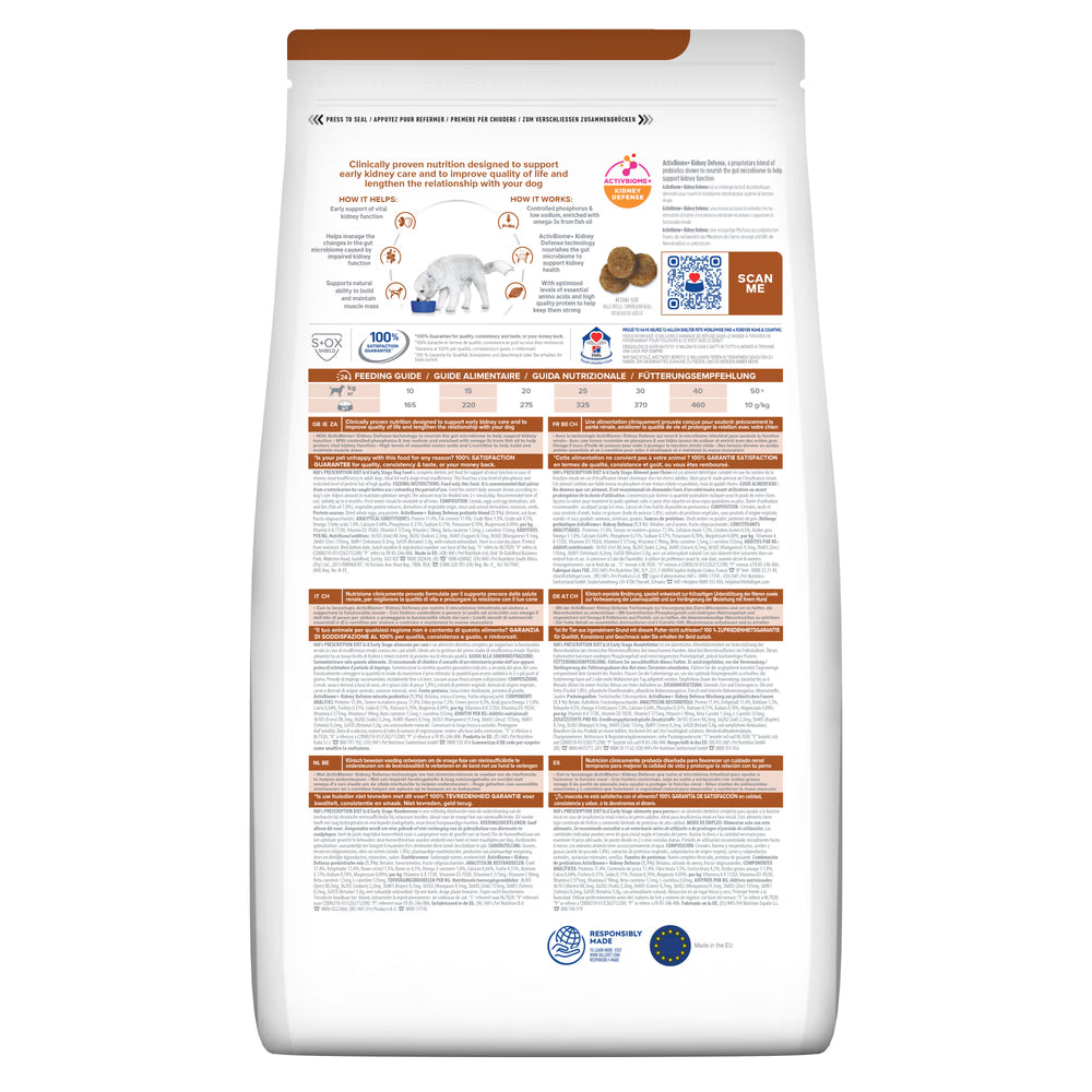 Alimento veterinario para perros Hills Prescription Diet Canine k/d Early Stage