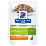 Hills Prescription Diet Metabolic Gato - Comida húmeda para gato para control de peso y diabetes