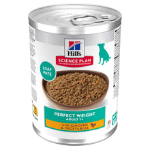 Hills Science Plan Perfect Weight Perro Adulto Pollo y Verduras - Comida húmeda para perro para control de peso