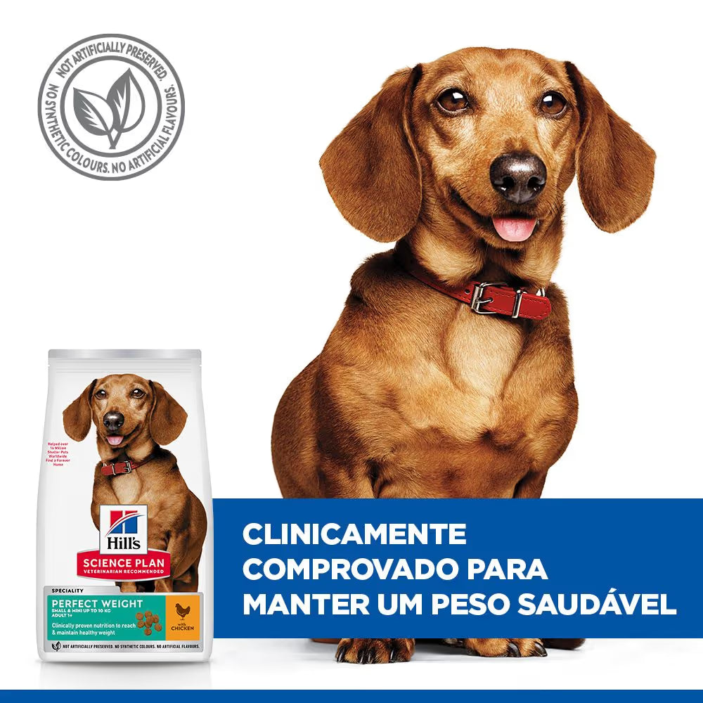 Hills Science Plan Perfect Weight Small & Mini Adult Dog Chicken - Dry dog food for weight control