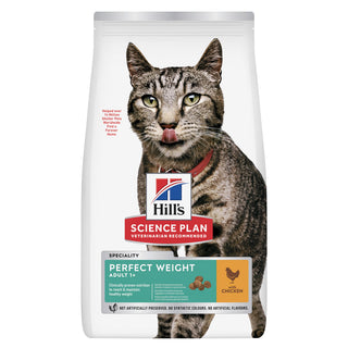 Hills Science Plan Perfect Weight Gato Adulto Frango - Ração seca para gato para controlo de peso
