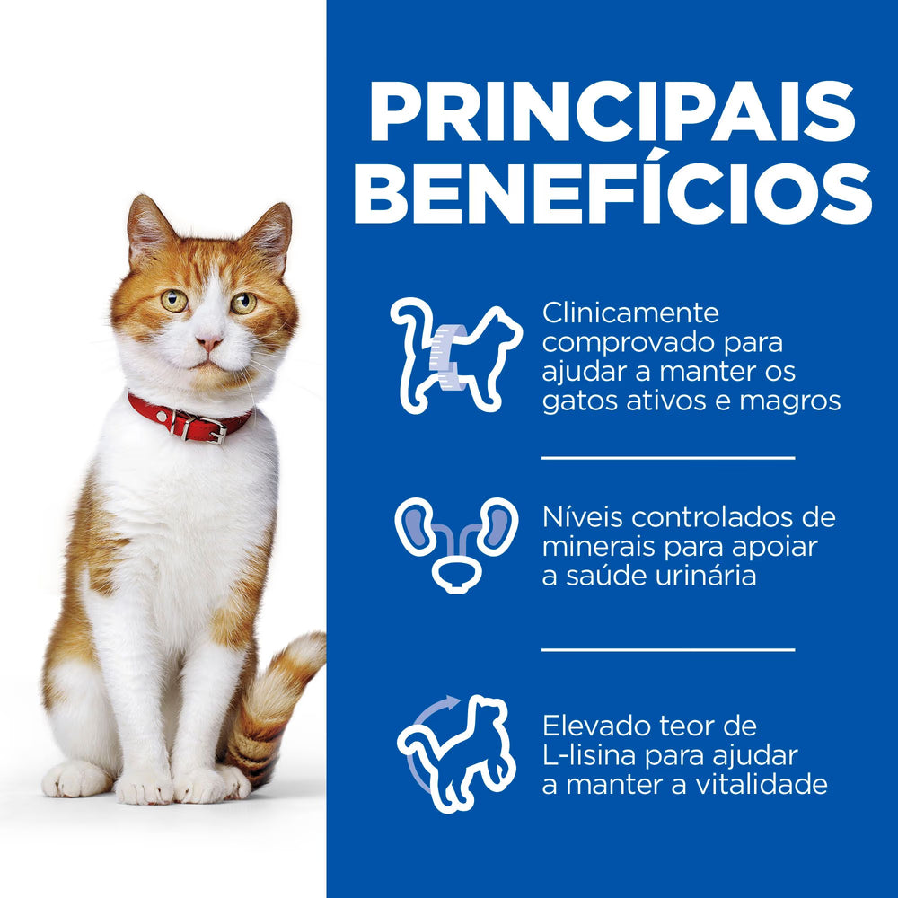 Hills Science Plan Gato Joven Adulto Pollo, Salmón, Atún y Pavo - Comida húmeda para gato para control de peso y salud urinaria