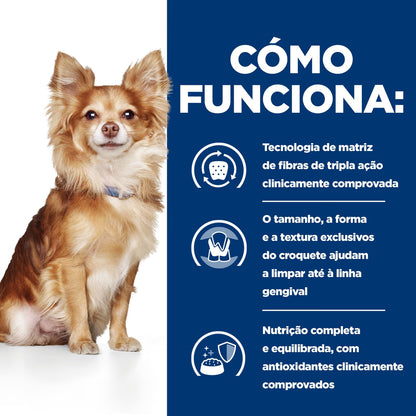 Hill's PD Dental Care Mini t/d - Ração seca para cão de pequeno porte para cuidado dentário
