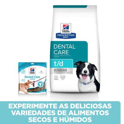 Hill's PD Dental Care t/d - Ração seca para cão para cuidado dentário