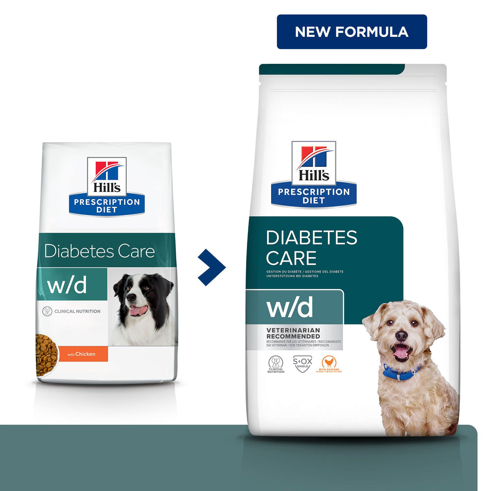 Hills Prescription Diet w/d Perro Pollo - Pienso seco para perro para control de peso