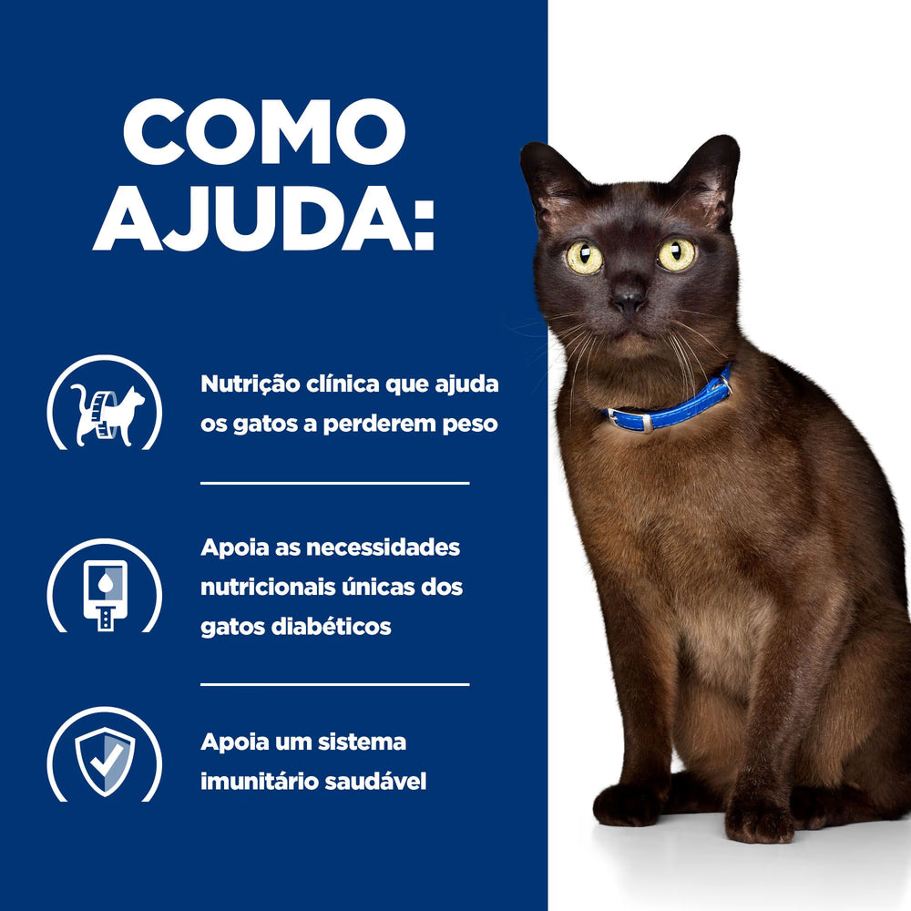 Hills Prescription Diet m/d Gato Pollo - Pienso seco para gato para control de peso