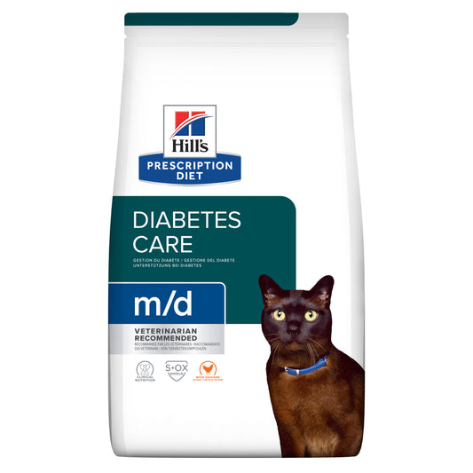 Hills Prescription Diet m/d Gato Pollo - Pienso seco para gato para control de peso
