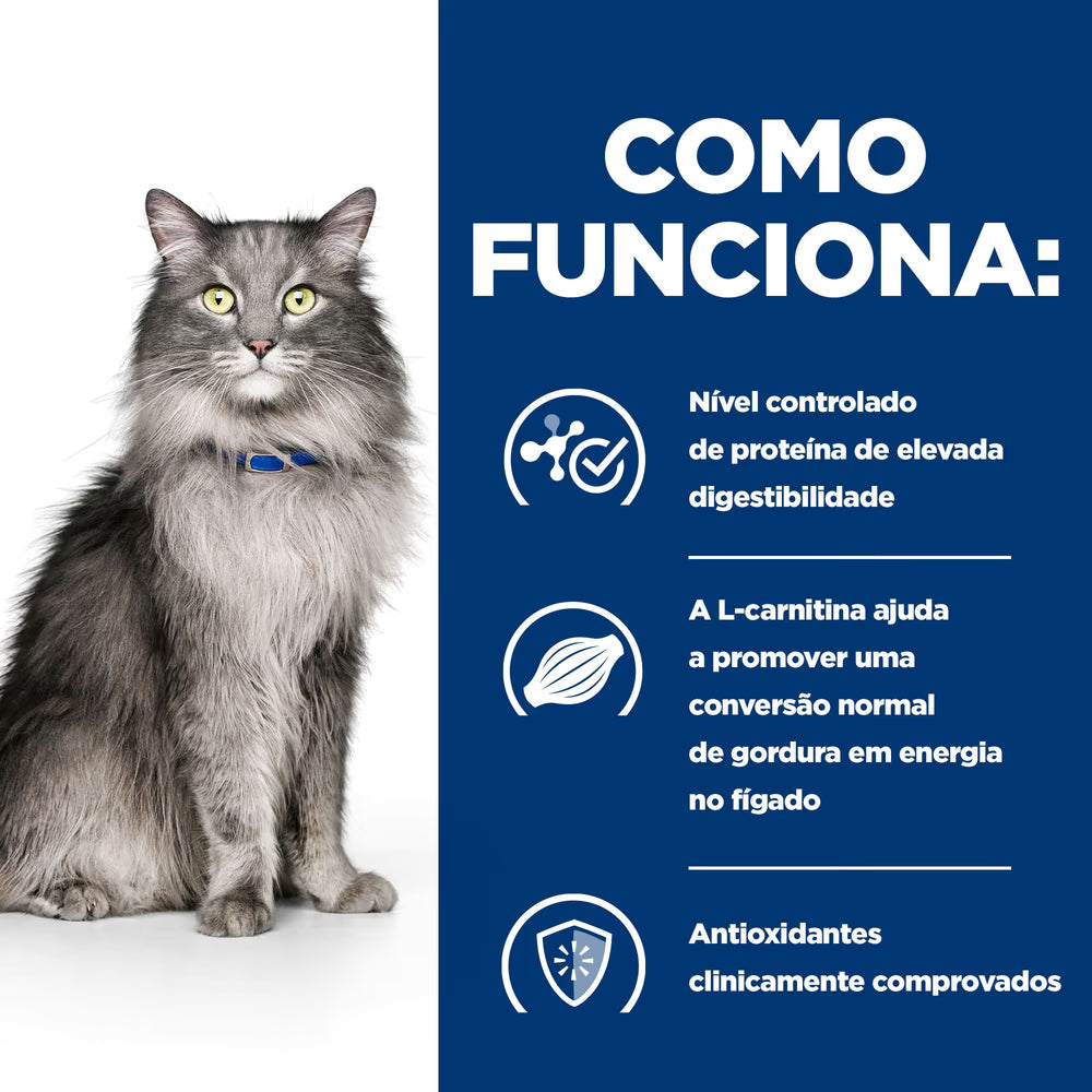 Hills Prescription Diet l/d Gato Pollo - Pienso seco para gato con problemas hepáticos