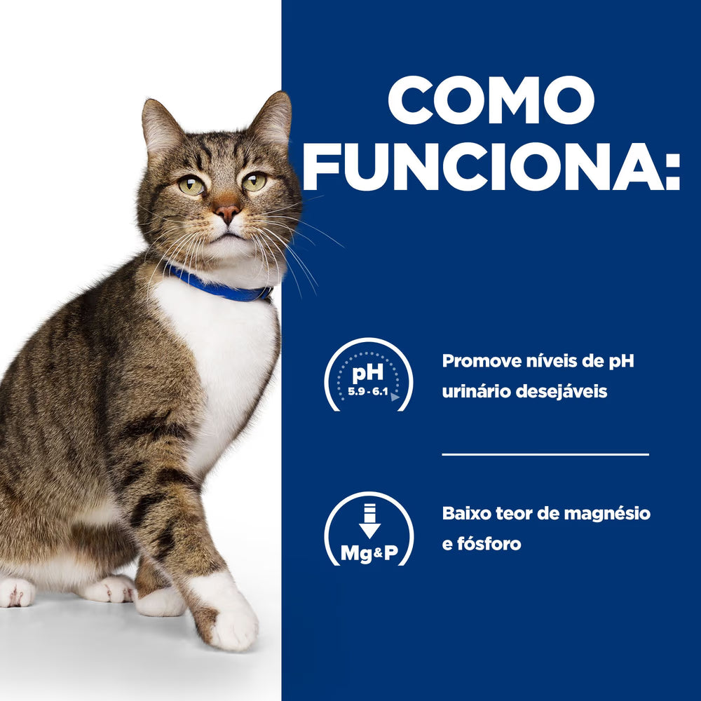 Hill's PD Urinary Care s/d Gato Frango - Ração seca para gato com problemas urinários e renais