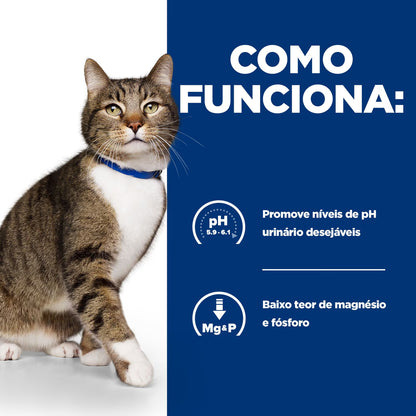 Hill's PD Urinary Care s/d Gato Frango - Ração seca para gato com problemas urinários e renais