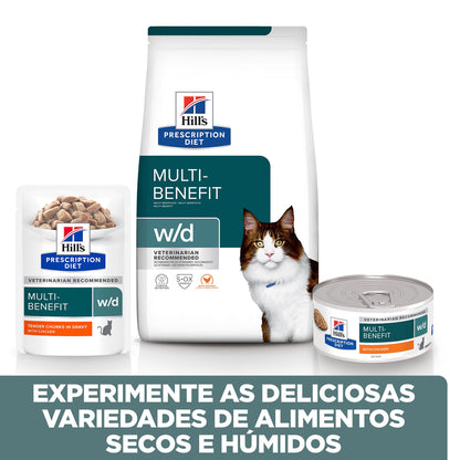 Hills Prescription Diet w/d Gato Pollo - Pienso seco para gato para control de peso