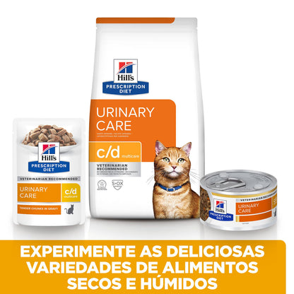 Hills Prescription Diet c/d Multicare Gato Pollo - Comida húmeda para gato con problemas urinarios