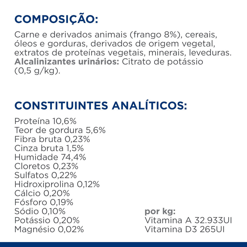Hills Prescription Diet c/d Multicare Gato Pollo - Comida húmeda para gato con problemas urinarios