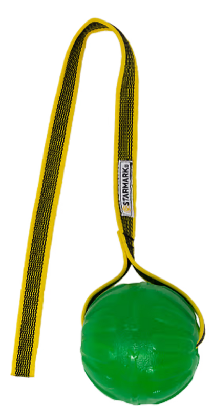 Starmark GripCord Chew Ball Cord - Juguete para perro
