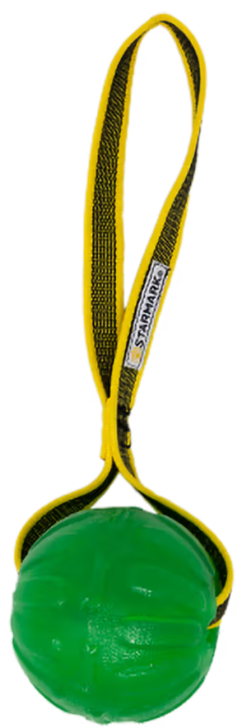 Starmark GripCord Chew Ball Loop - Juguete para perro
