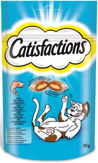 Catisfactions Feline Gato Salmão - Snack para gato