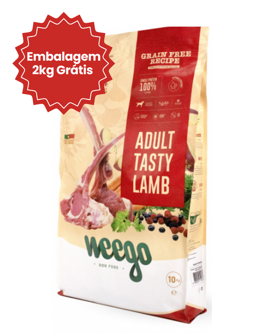 Weego Dog Grain Free Food Grain Free Adult Tasty Lamb 10 KG