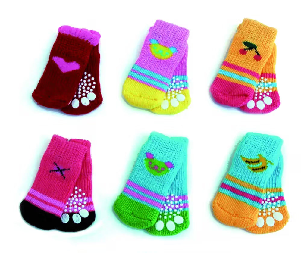 FREEDOG Calcetines Antideslizantes Varios - Calcetines antideslizantes para perro