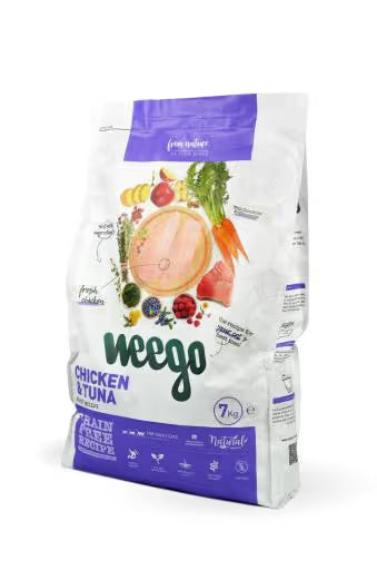 Weego Cat Food Pollo y Atún 7 KG