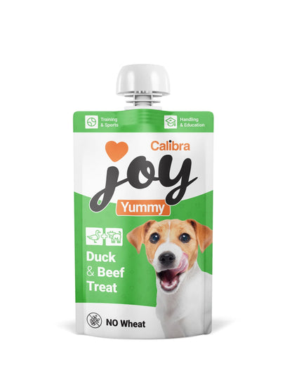 Calibra Joy Dog Yummy - Ração húmida para cão com pato e ternera