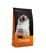 Calibra CAT EXPERT+ ADULT SENSITIVE & SHINY COAT - Ração seca para gato com pele sensível e pelo brilhante