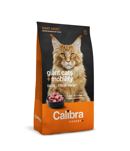 Calibra CAT EXPERT+ ADULT GIANT CATS & MOBILITY - Ração seca para gato para raças grandes e mobilidade