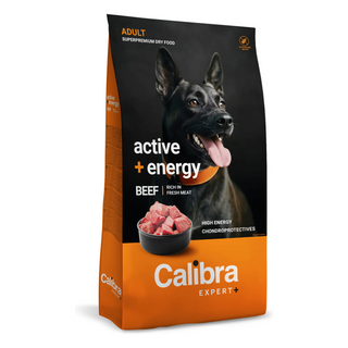 Calibra Expert+ Adult Dog Active & Energy Veal - Dry dog food