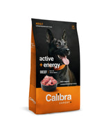 Calibra DOG EXPERT+ ADULT ACTIVE & ENERGY - Dry food for dogs with beef