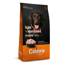 Calibra Expert+ Cão Adulto Light & Steril - Ração seca para cão esterilizado ou com excesso de peso