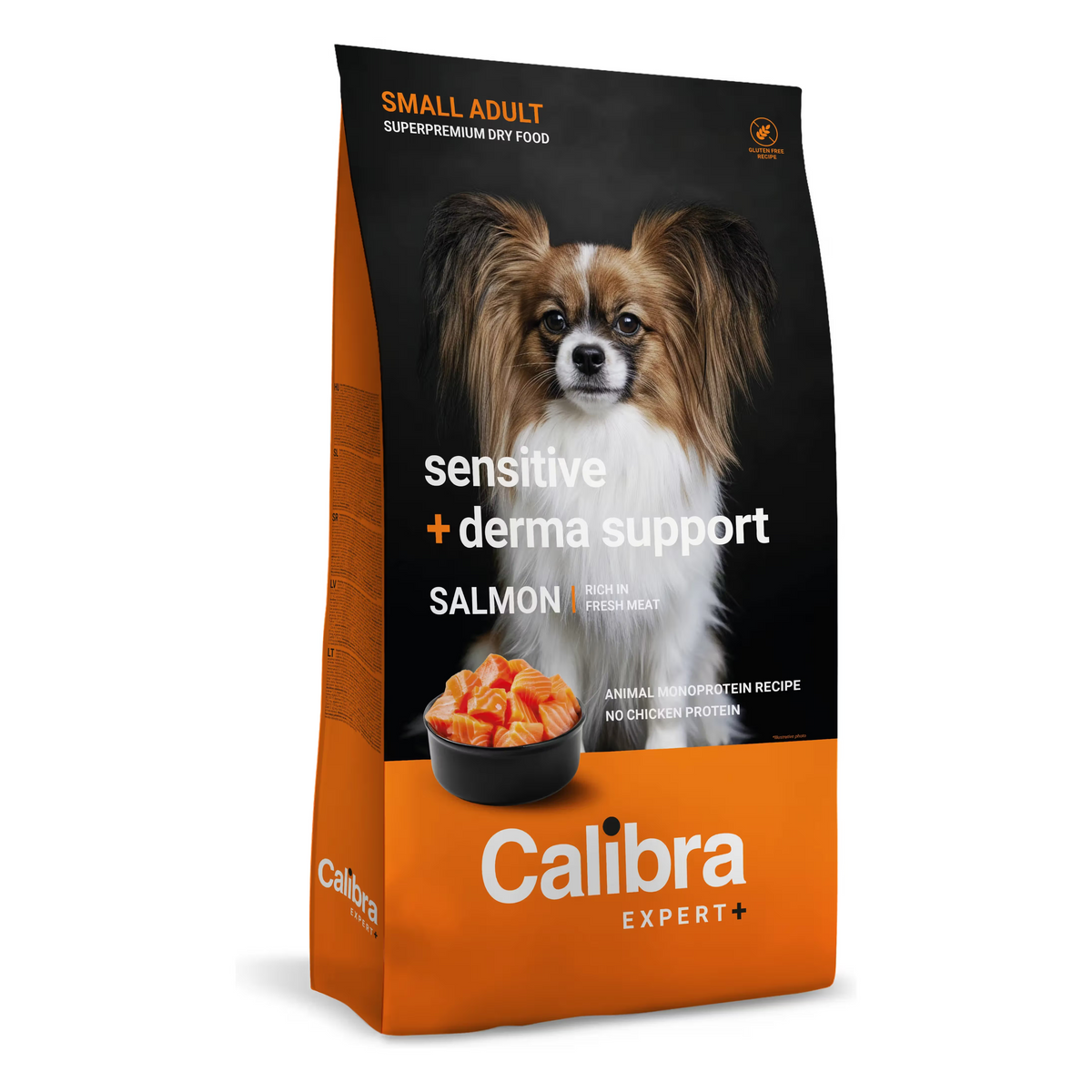 Calibra Expert+ Cão Adulto Raça Pequena Sensível e Derma Support - Ração seca para cão com pele sensível