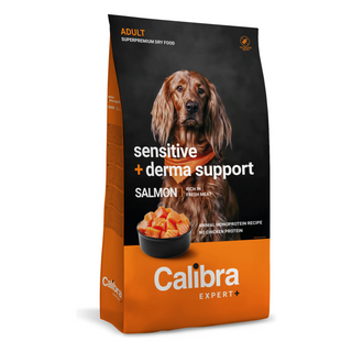 Calibra Expert+ Cão Adulto Pequeno Sensi.&Derma Supp. - Ração seca para cão com pele sensível