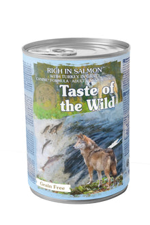 Taste Canino Adulto Sénior Salmão e Peru | 12 X 390Gr