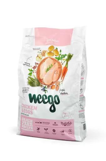 Weego Cat Food Pollo y Huevos 7 KG