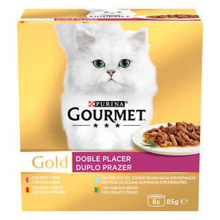 Gourmet Gold Multi Doble Placer Surtido Adult Cat Turkey - Wet cat food