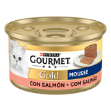 Gourmet Gold Single Mousse Cat Salmon - Wet cat food