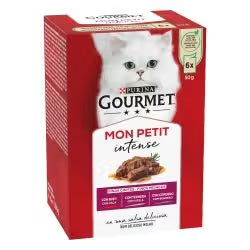 Gourmet Mon Petit Seleção com Carnes - Wet food for cats with meat