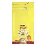 Friskies Hairball Frango - Ração seca para gato com frango