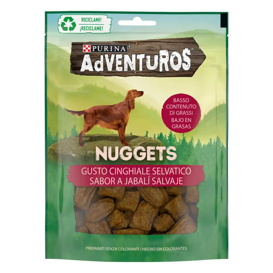 Biscoitos para cão Adventuros Nuggets Boar Flavour