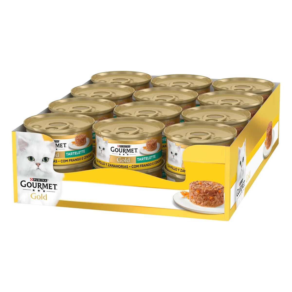 Gourmet Gold Tartallette Cat Chicken and Carrot - Wet cat food