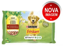 Friskies Adult Gelatina Borrego - Comida húmeda para perro con cordero