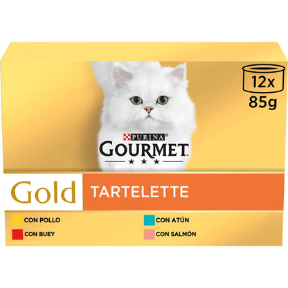 Gourmet Gold Multi Tartallette Cat Salmon - Wet cat food