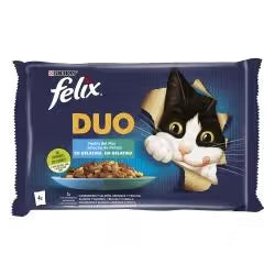 Felix FANTASTIC Duo Delicious Selecção de Peixe - Wet food for cats with fish