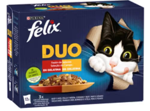 Felix FANTASTIC Duo Delicious Saborosa Selecção - Wet food for cats